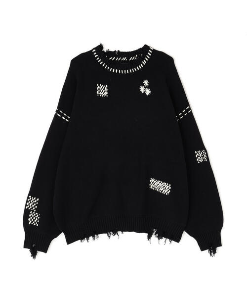 DankeSchon/ダンケシェーン/HAND STITCH KNIT CREWNECK（ニット