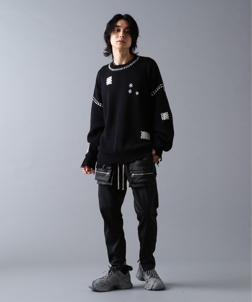 DankeSchon/ダンケシェーン/HAND STITCH KNIT CREWNECK（ニット