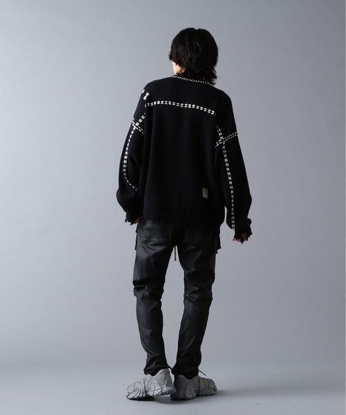 DankeSchon/ダンケシェーン/HAND STITCH KNIT CREWNECK（ニット