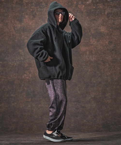 mpa3889-ワイドシルエットボアプルパーカー(JIH-R1138)(パーカー mpa3889-ワイドシルエットボアプルパーカー(JIH-R1138)(パーカー