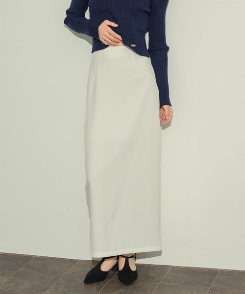 NEUNA（ヌナ）の「ベーシックペンシルスカート（スカート・レディース・ホワイト/アイボリー/ブラック・0/1/3/2）」の2枚目の写真