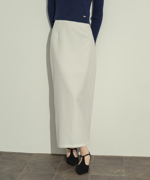 NEUNA（ヌナ）の「ベーシックペンシルスカート（スカート・レディース・ホワイト/アイボリー/ブラック・0/1/3/2）」の4枚目の写真