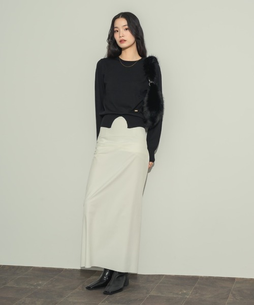 NEUNA（ヌナ）の「ベーシックペンシルスカート（スカート・レディース・ホワイト/アイボリー/ブラック・0/1/3/2）」の22枚目の写真