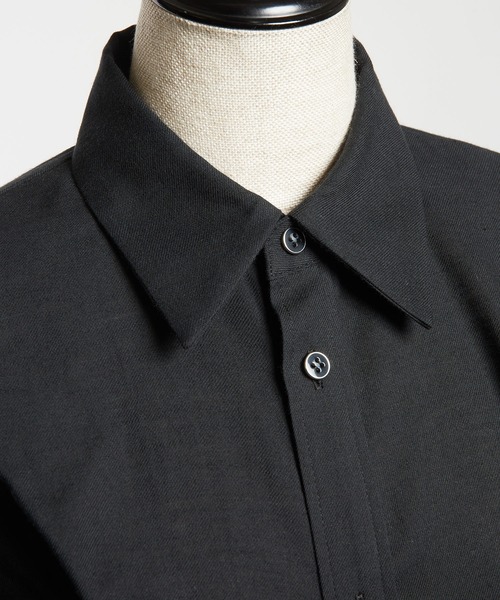 gomme（ゴム）の「C/Wビエラ　ドレープブラウス（シャツ/ブラウス・レディース・ブラック/ホワイト・MEDIUM）」の11枚目の写真