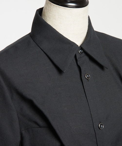 gomme（ゴム）の「C/Wビエラ　ドレープブラウス（シャツ/ブラウス・レディース・ブラック/ホワイト・MEDIUM）」の14枚目の写真