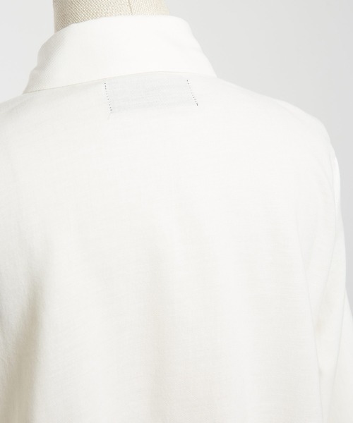 gomme（ゴム）の「C/Wビエラ　ドレープブラウス（シャツ/ブラウス・レディース・ブラック/ホワイト・MEDIUM）」の21枚目の写真