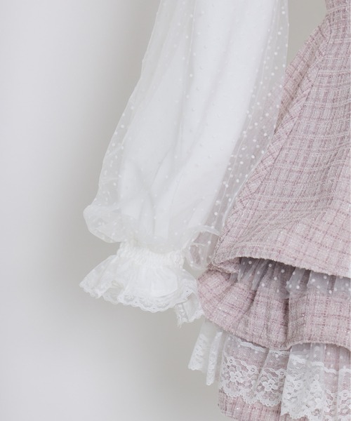 mellfy memory(メルフィーメモリー)の「Fairy Whip Millefeuille セットアップ(ワンピース・レディース・ホワイト/ピンク・FREE)」の8枚目の写真