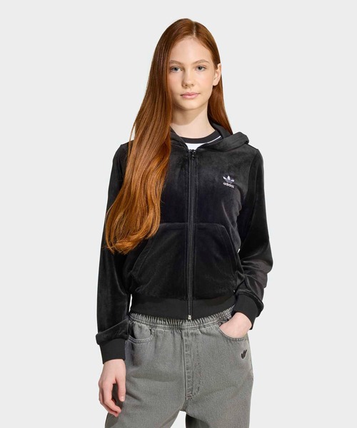 ベロア ジップ パーカー / アディダスオリジナルス adidas Originals