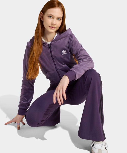 ベロア ジップ パーカー / アディダスオリジナルス adidas Originals