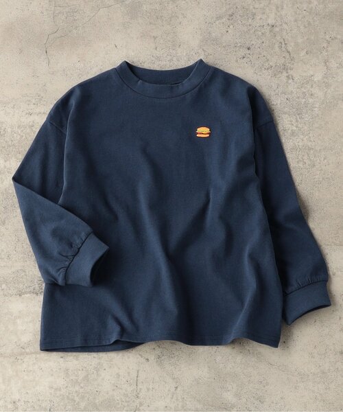 BREEZE（ブリーズ）の「【WEB限定/ジュニア対応】ワンポイント刺繍Tシャツ（Tシャツ/カットソー・キッズ・チャコール/キナリ/グリーン/ラベンダー/イエロー/サックスブルー/ブラック/ライトグレー/ブラウン/オフホワイト/ネイビー・140/150/90/100/110/120/130）」の8枚目の写真