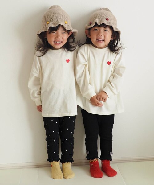 BREEZE（ブリーズ）の「【WEB限定/ジュニア対応】ワンポイント刺繍Tシャツ（Tシャツ/カットソー・キッズ・チャコール/キナリ/グリーン/ラベンダー/イエロー/サックスブルー/ブラック/ライトグレー/ブラウン/オフホワイト/ネイビー・140/150/90/100/110/120/130）」の13枚目の写真