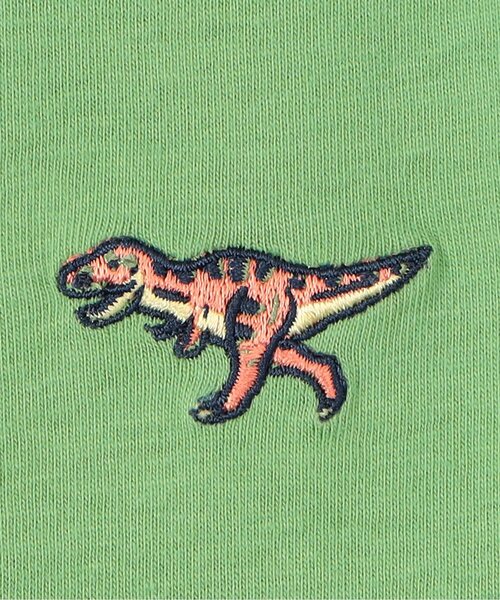 BREEZE（ブリーズ）の「【WEB限定/ジュニア対応】ワンポイント刺繍Tシャツ（Tシャツ/カットソー・キッズ・チャコール/キナリ/グリーン/ラベンダー/イエロー/サックスブルー/ブラック/ライトグレー/ブラウン/オフホワイト/ネイビー・140/150/90/100/110/120/130）」の22枚目の写真