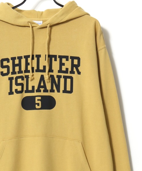 Champion（チャンピオン）の「Champion/チャンピオン コットンUSA 裏毛 カレッジロゴ スウェット パーカー/レディース メンズ（パーカー・メンズ・スミクロ/ホワイト系その他/マルーン/オートミール/ブルー系その他/ネイビー/ブラック系その他/ライトイエロー/グレー/オフホワイト・L/M/XL）」の9枚目の写真