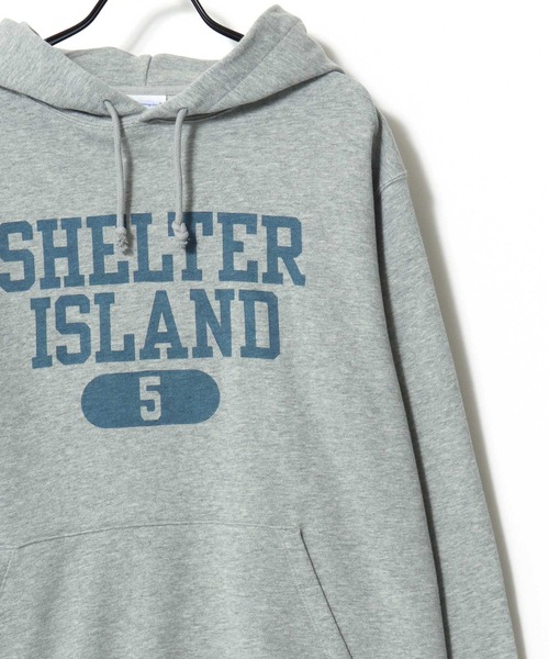 Champion（チャンピオン）の「Champion/チャンピオン コットンUSA 裏毛 カレッジロゴ スウェット パーカー/レディース メンズ（パーカー・メンズ・スミクロ/ホワイト系その他/マルーン/オートミール/ブルー系その他/ネイビー/ブラック系その他/ライトイエロー/グレー/オフホワイト・L/M/XL）」の5枚目の写真