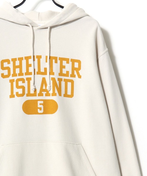 Champion（チャンピオン）の「Champion/チャンピオン コットンUSA 裏毛 カレッジロゴ スウェット パーカー/レディース メンズ（パーカー・メンズ・スミクロ/ホワイト系その他/マルーン/オートミール/ブルー系その他/ネイビー/ブラック系その他/ライトイエロー/グレー/オフホワイト・L/M/XL）」の2枚目の写真