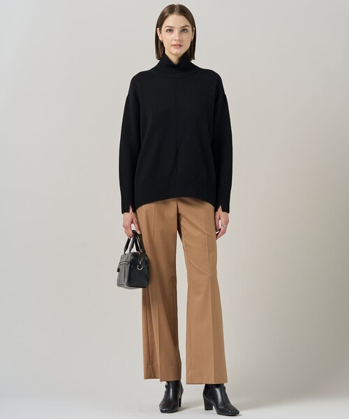 ICB(アイシービー)の「T/Wブロード ワイドストレートパンツ(その他パンツ・レディース・グレー系/黄土色系/ライトグレー系・0/2/4/6)」の9枚目の写真