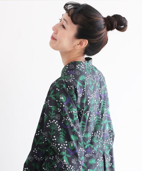 soulberry（ソウルベリー）の「私の押し花ワンピース（ワンピース・レディース・ブラック・L/M/5L/4L/3L/LL）」の5枚目の写真