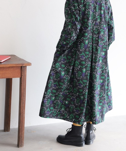 soulberry（ソウルベリー）の「私の押し花ワンピース（ワンピース・レディース・ブラック・L/M/5L/4L/3L/LL）」の13枚目の写真