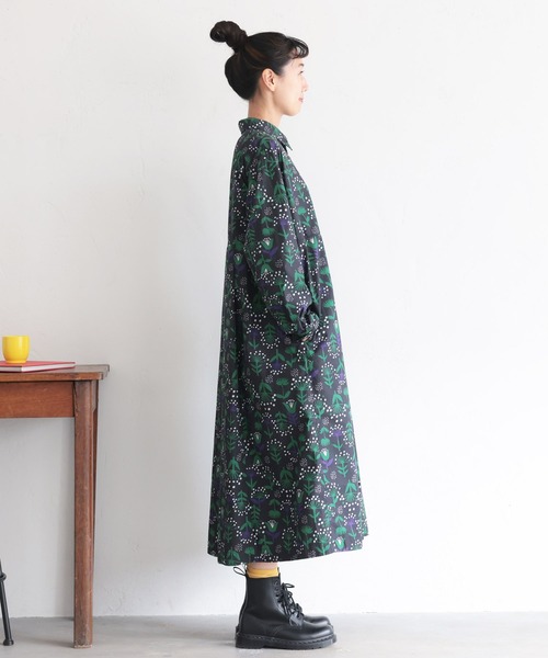 soulberry（ソウルベリー）の「私の押し花ワンピース（ワンピース・レディース・ブラック・L/M/5L/4L/3L/LL）」の11枚目の写真