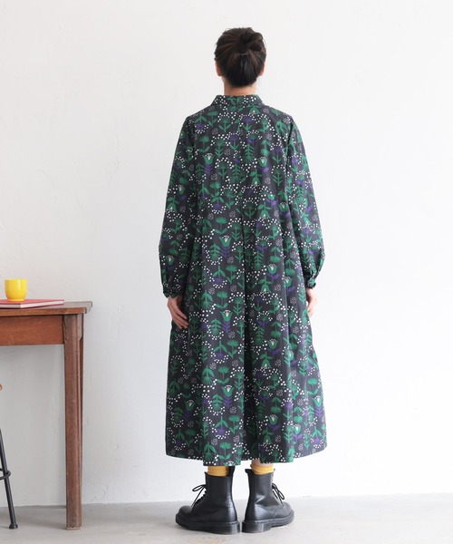 soulberry（ソウルベリー）の「私の押し花ワンピース（ワンピース・レディース・ブラック・L/M/5L/4L/3L/LL）」の12枚目の写真