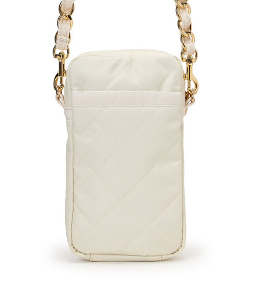 LeSportsac(レスポートサック)の「CHAIN MINI PHONE CRSBDY サンドバーチェーンキルト(ショルダーバッグ・レディース・ホワイト・FREE)」の6枚目の写真
