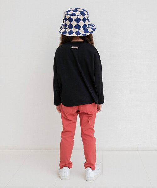 BREEZE(ブリーズ)の「【ジュニア対応】バリエーションロンT(Tシャツ/カットソー・キッズ・ラベンダー/ブラック/アイボリー/ピンク・80/90/100/110/120/130/140)」の6枚目の写真