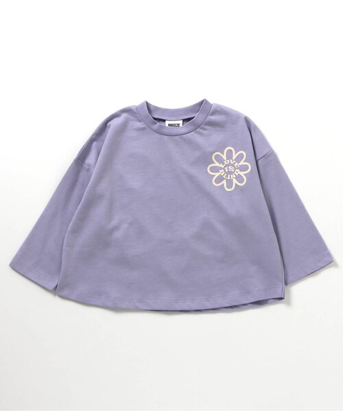 BREEZE(ブリーズ)の「【ジュニア対応】バリエーションロンT(Tシャツ/カットソー・キッズ・ラベンダー/ブラック/アイボリー/ピンク・80/90/100/110/120/130/140)」の22枚目の写真