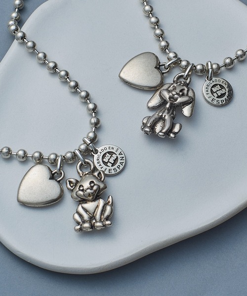 OtroAccesorio(オトロアクセソリオ)の「【OtroAccesorio】DOG CAT ANIMAL NECKLACE(ネックレス・レディース・シルバー/シルバー系1・FREE)」の12枚目の写真