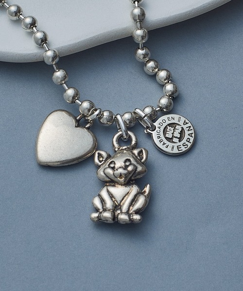 OtroAccesorio(オトロアクセソリオ)の「【OtroAccesorio】DOG CAT ANIMAL NECKLACE(ネックレス・レディース・シルバー/シルバー系1・FREE)」の7枚目の写真