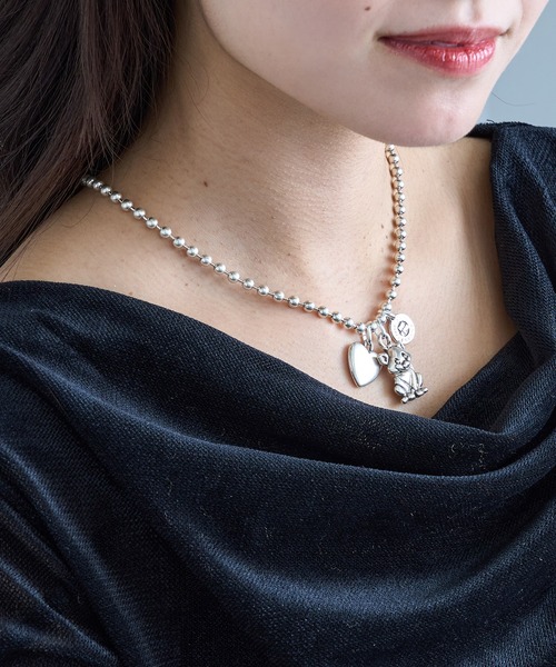 OtroAccesorio(オトロアクセソリオ)の「【OtroAccesorio】DOG CAT ANIMAL NECKLACE(ネックレス・レディース・シルバー/シルバー系1・FREE)」の5枚目の写真