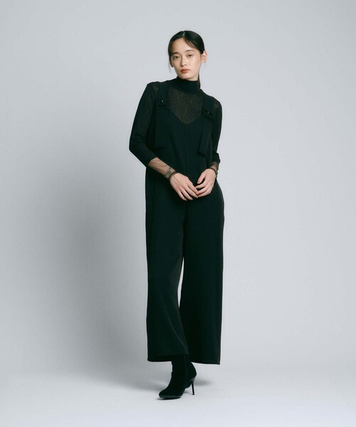 BIANCA(ビアンカ)の「【@BAILA掲載】【大人シアー】チュールコンビタートルカットソー(Tシャツ/カットソー・レディース・オフホワイト/ブラック・38)」の7枚目の写真