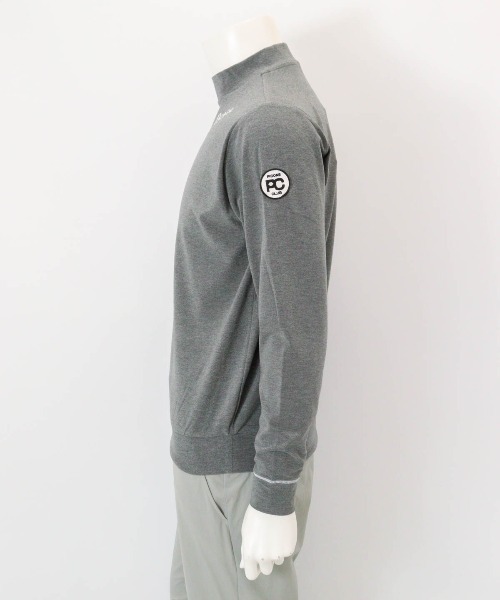 Picone CLUB(ピッコーネクラブ)の「【メンズ】ポイント刺繍起毛ハイネックプルオーバー(その他トップス・メンズ・ブラック/グレー・L/LL)」の4枚目の写真