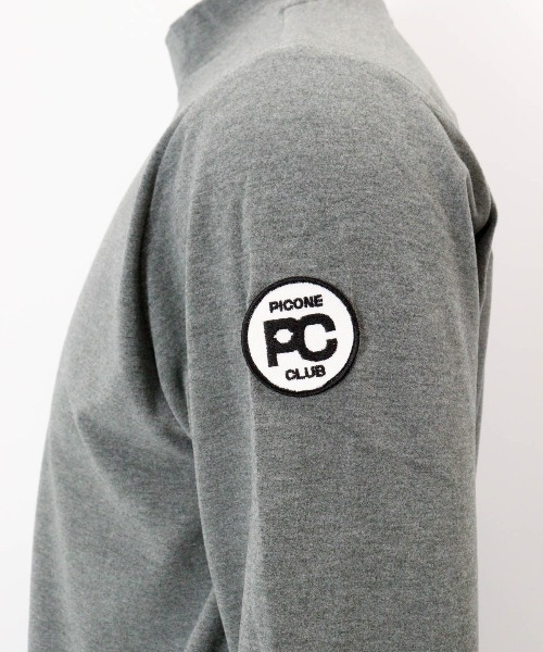 Picone CLUB(ピッコーネクラブ)の「【メンズ】ポイント刺繍起毛ハイネックプルオーバー(その他トップス・メンズ・ブラック/グレー・L/LL)」の6枚目の写真
