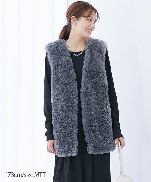 slattgir（スラットジール）の「高身長　カットソーマキシ丈ワンピース（トールサイズ）（ワンピース・レディース・グレイッシュベージュ/ブラック・TM/TL/TLL/T3L/T4L/T5L）」の16枚目の写真
