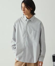 EMMA CLOTHES（エマクローズ）の「〈速乾・UVカット・イージーケア〉ウールライクファブリック コンフォートリラックスレギュラーカラーシャツ（シャツ/ブラウス）」