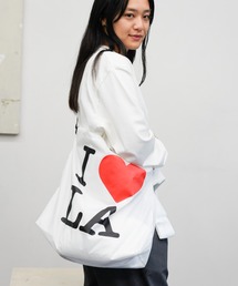 THRIFTY LOOK スリフティールック / "I LOVE LA" WATER PROOF TOTE 防水 2WAY トートバッグ グラフィック