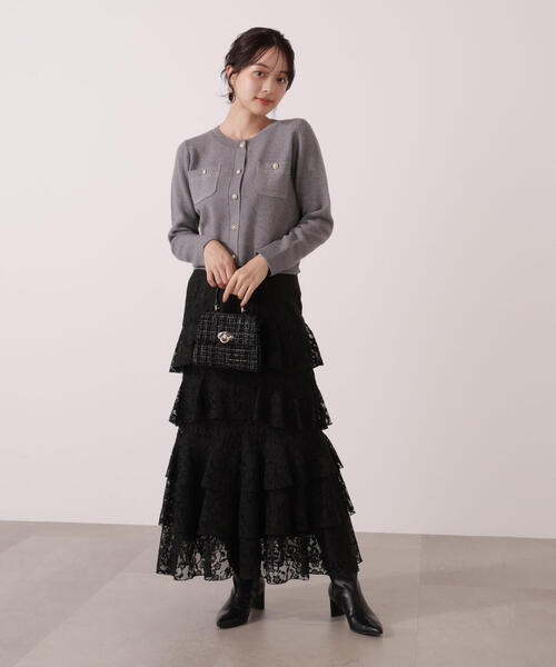 青島心さん着用】ステッチニットSETUP / 1215240008