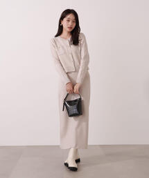 PROPORTION BODY DRESSING | 【青島心さん着用】ステッチニットＳＥＴＵＰ / 1215240008(ワンピース)