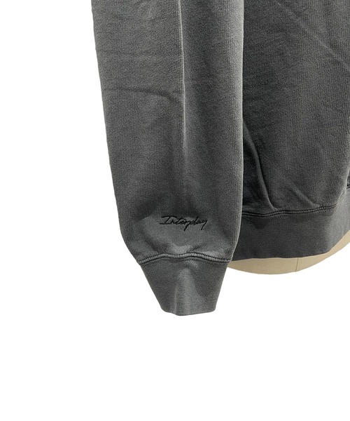 INTERPLAY（インタープレイ）の「【INTERPLAY】Script EMB. LOGO Garment Dyed 6.4 oz Sweat（スウェット・レディース・アイボリー/ブラック/ブルー・LARGE）」の9枚目の写真