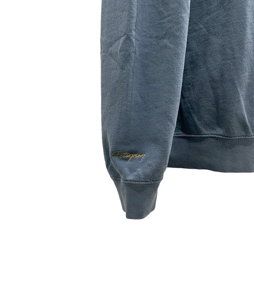 INTERPLAY（インタープレイ）の「【INTERPLAY】Script EMB. LOGO Garment Dyed 6.4 oz Sweat（スウェット・レディース・アイボリー/ブラック/ブルー・LARGE）」の16枚目の写真