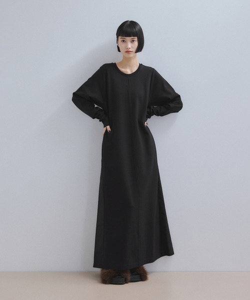 WEB限定】ロングセミフレアワンピース（ワンピース）｜ADAM ET ROPE