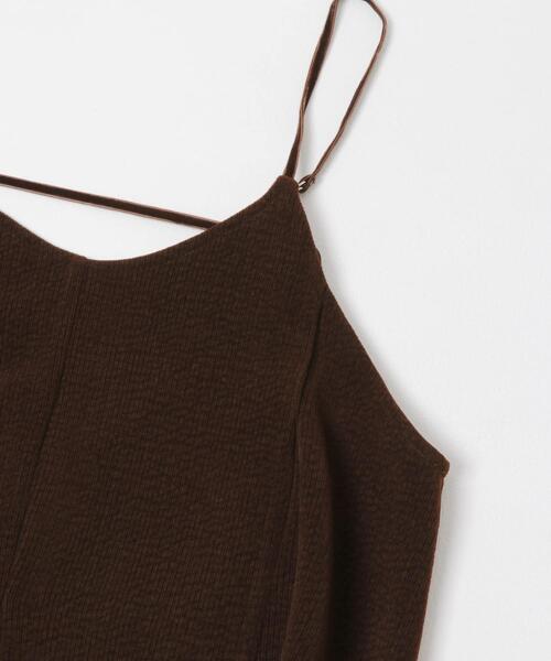 KBF（ケイビーエフ）の「モールリブミニキャミワンピース（ワンピース・レディース・チャコールグレー/ブラウン/ブラック・ONE）」の11枚目の写真