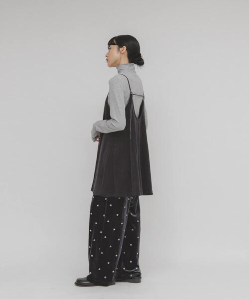 KBF（ケイビーエフ）の「モールリブミニキャミワンピース（ワンピース・レディース・チャコールグレー/ブラウン/ブラック・ONE）」の18枚目の写真