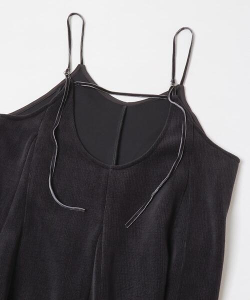 KBF（ケイビーエフ）の「モールリブミニキャミワンピース（ワンピース・レディース・チャコールグレー/ブラウン/ブラック・ONE）」の22枚目の写真