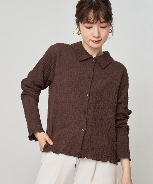 Curensology 2025 ポコポコアミニットカーディガン ブラック