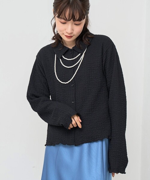 セール】ポコポコショートシャツカーディガン（カーディガン/ボレロ