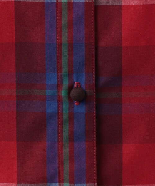 Afternoon Tea（アフタヌーンティー）の「タータンチェック柄パフ袖ブラウス/Afternoon Tea Original Tartans（シャツ/ブラウス・レディース・ブルー/レッド/グリーン・MEDIUM）」の10枚目の写真