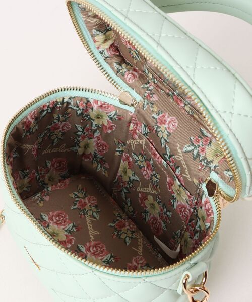 dazzlin（ダズリン）の「【dazzlin / ダズリン】 リボンチャーム付き キルティングバニティ（ショルダーバッグ・レディース・ミント/ピンク/ブラック/アイボリー・FREE）」の19枚目の写真