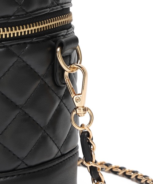 dazzlin（ダズリン）の「【dazzlin / ダズリン】 リボンチャーム付き キルティングバニティ（ショルダーバッグ・レディース・ミント/ピンク/ブラック/アイボリー・FREE）」の15枚目の写真