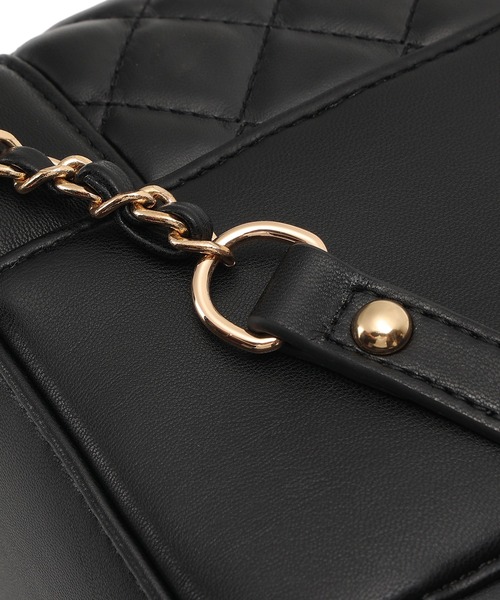 dazzlin（ダズリン）の「【dazzlin / ダズリン】 リボンチャーム付き キルティングバニティ（ショルダーバッグ・レディース・ミント/ピンク/ブラック/アイボリー・FREE）」の16枚目の写真